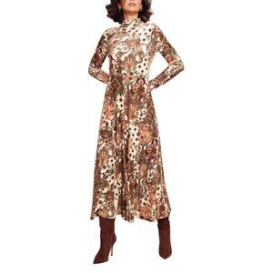 Cara Cara  Agata Long Sleeve Midi Dress